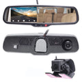 Master Tailgaters 4" LCD Rear View Mirror 1080p 30fps HD DVR Dual Video Recorder + WiFi with AHD Backup Camera - Universal Fit for Enhanced Vehicle Monitoring