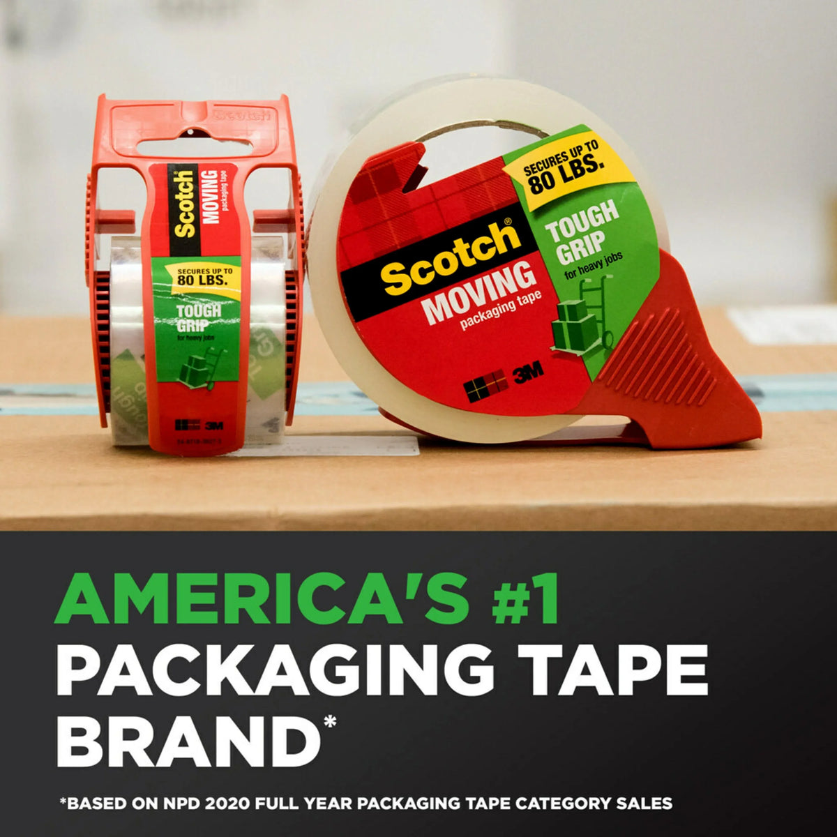 Sizecotch® Packaging Tape, 1.88 in x 38.2 yd