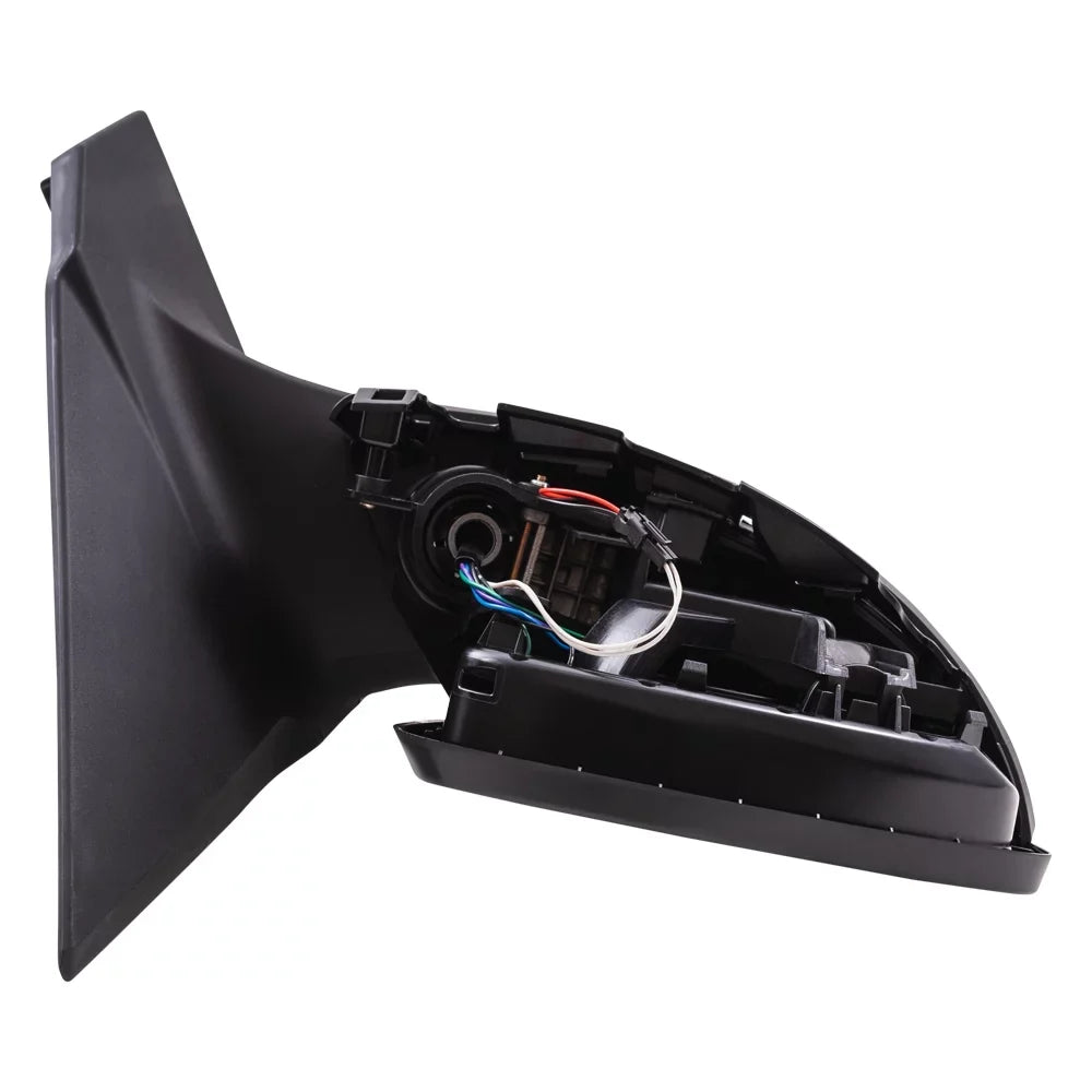 Brock Aftermarket Replacement Passenger Right Power Mirror With Heat-Sizeignal Without Camera Paint To Match Black Compatible With 2020-2021 Nissan Sizeentra