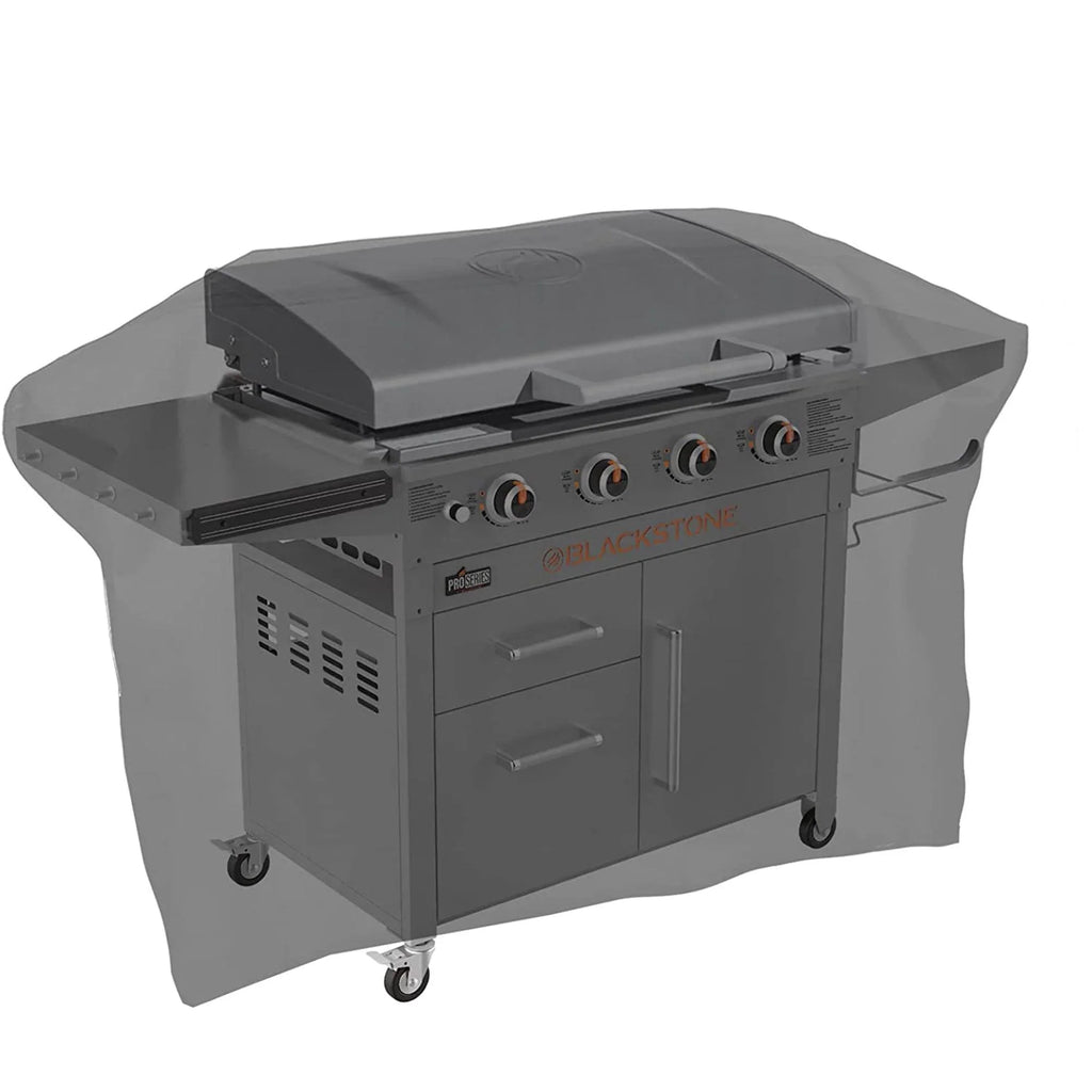 Heavy Duty 600D Polyester Cover Fits 5482 Blackstone 36 inches Griddle Cooking Sizetation with Hood,Also for Blackstone 28 inch XL,Outdoor Flat Top Gas Grill Cover with Sizetraps