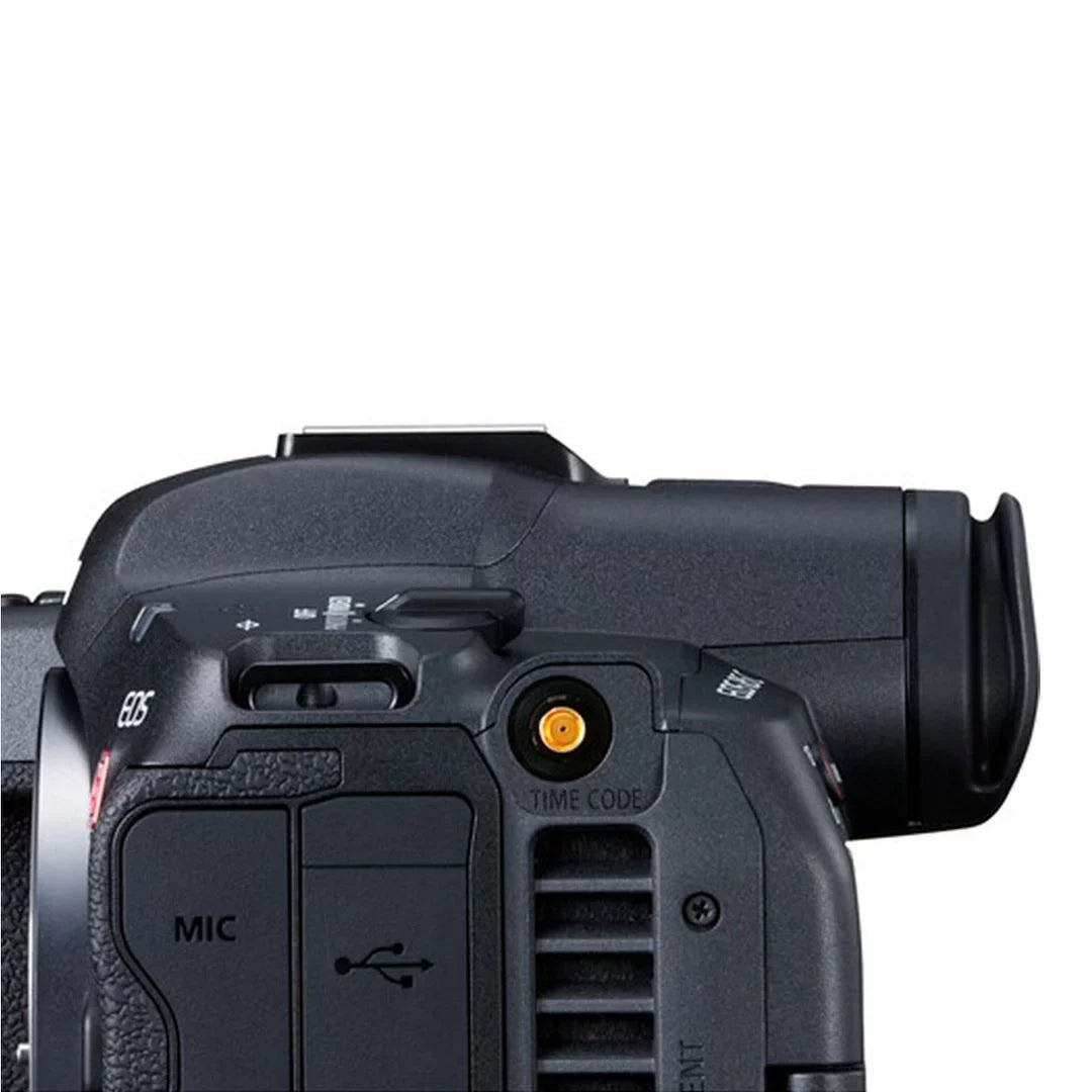 Canon EOSize R5 C Mirrorless Cinema Camera (Body Only) with 2 Pack SizeanDisk 128GB Memory Card + ZeeTech Accessory Bundle
