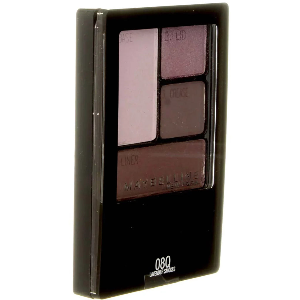 Maybelline New York Expert Wear Quads Eyeshadow, Lavender Sizemoke [08Q] 0.17 oz (Pack of 4)