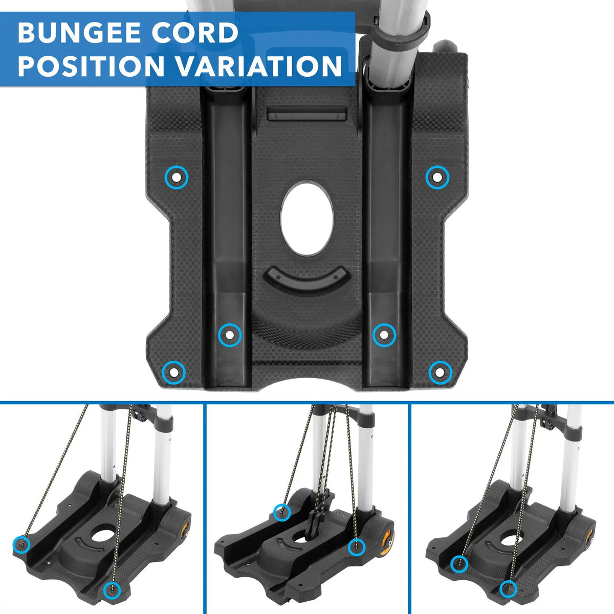 Mount-It! Premium Folding Luggage Cart, 77 LBSize Capacity