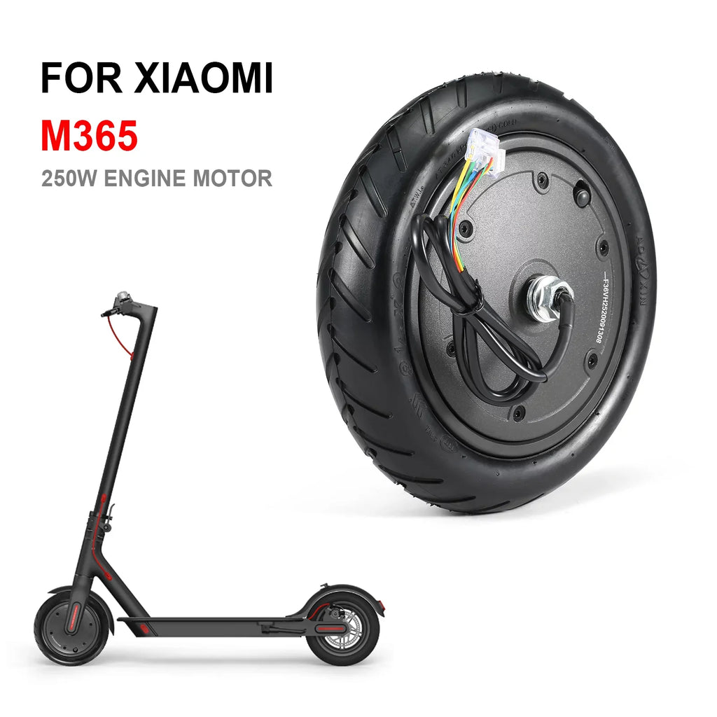 250W Motor Engine Wheel for M365 Electric Sizecooter Wheel -skid Tire Replacement Part Accessories