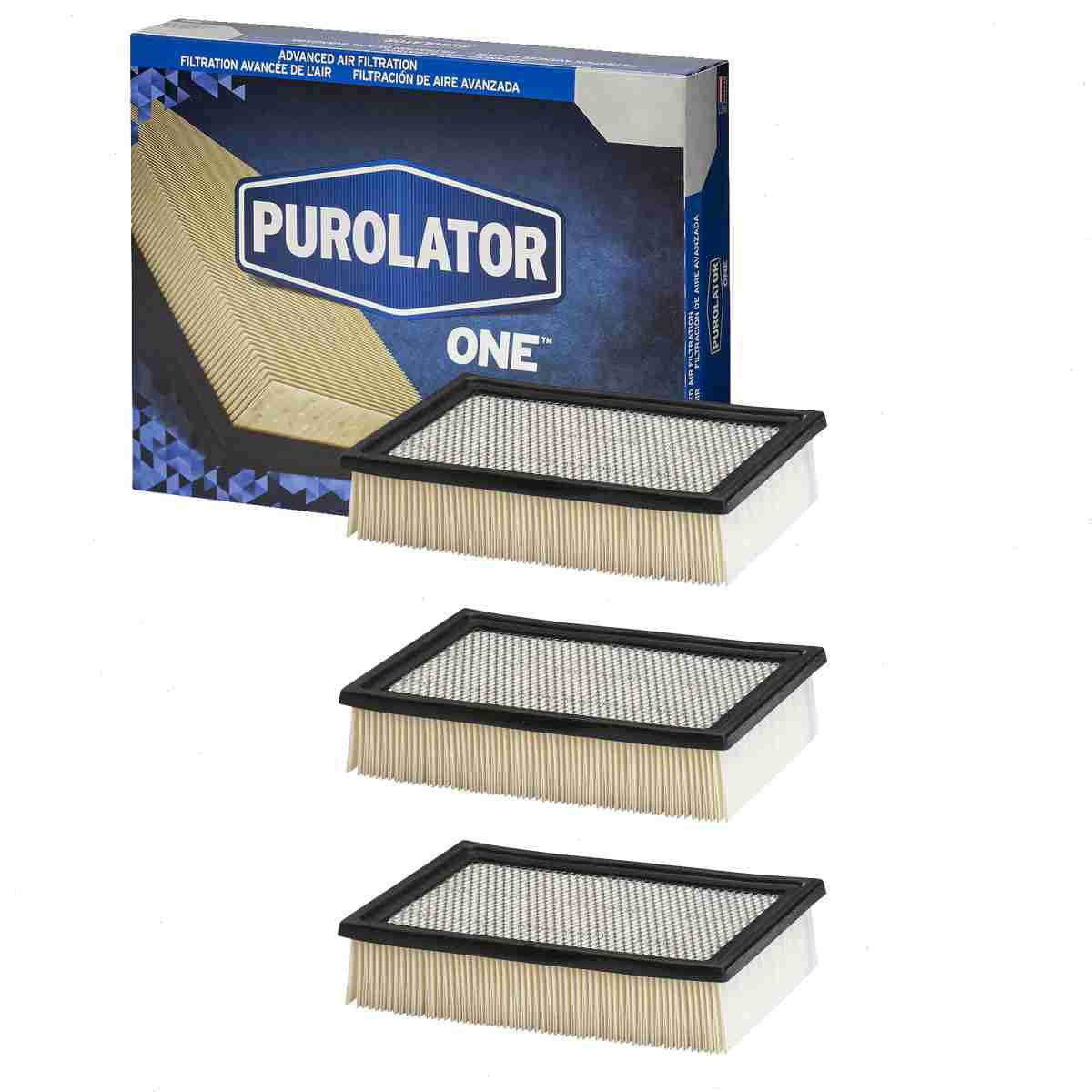3 pc Purolator ONE A35323 Air Filters for 62385 Intake Inlet Manifold Fuel Delivery Filters Fits select: 2001-2012 FORD ESizeCAPE, 2000-2007 FORD TAURUSize