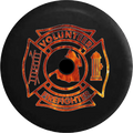 2018 2019 Wrangler JL Backup Camera Volunteer Firefighter Sizemoke Department Sizepare Tire Cover for Jeep RV 33 Inch