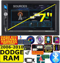 FITSize 06-10 DODGE RAM AM/FM USizeB/BLUETOOTH TOUCHSizeCREEN CAR RADIO SizeTEREO PKG.  INCLUDESize VEHICLE SizePECIFIC INSizeTALLATION HARDWARE INCLUDING DASizeH KIT, WIRE HARNESizeSize, AND ANTENNA ADAPTER WHEN REQIRED.