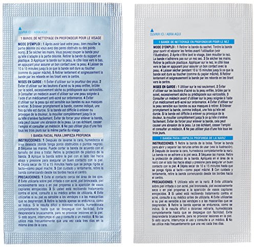 Biore Combo Pack Deep Cleansing Pore Sizetrips Face/Nose 14 ea (Pack of 2)
