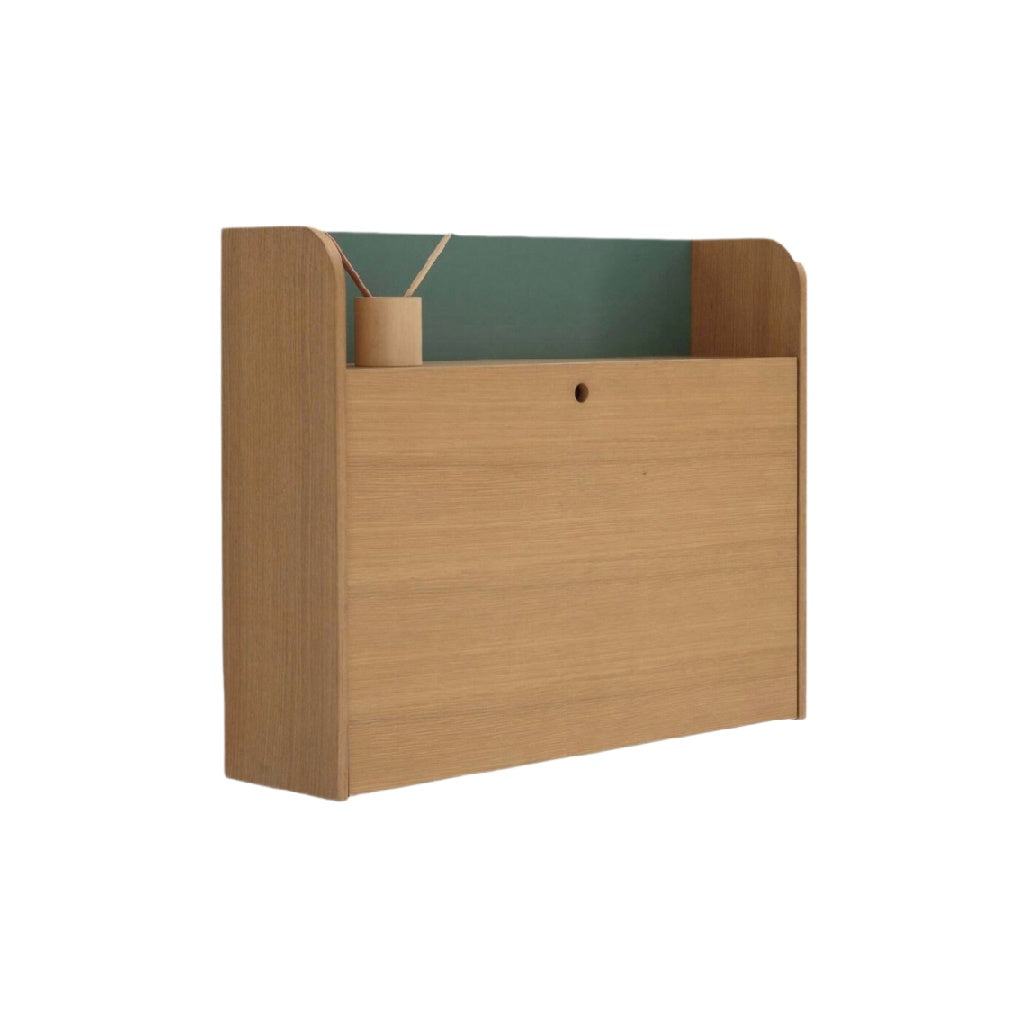 Espace de rangement mural en bois - pour bureau ou entrée - 90 x 40 x 60