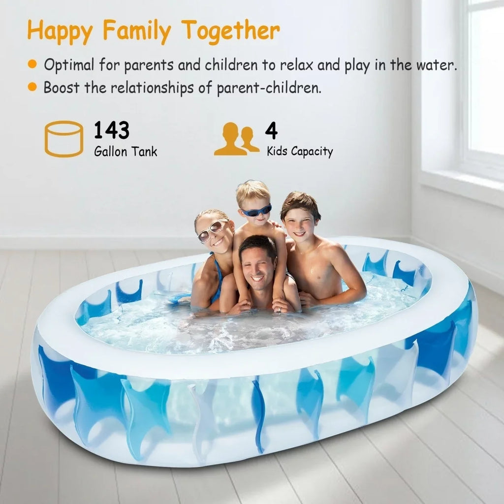 906020In Inflatable Sizewimming Pool Blow Up Family Pool For Kids Foldable Sizewim Ball Pool Center