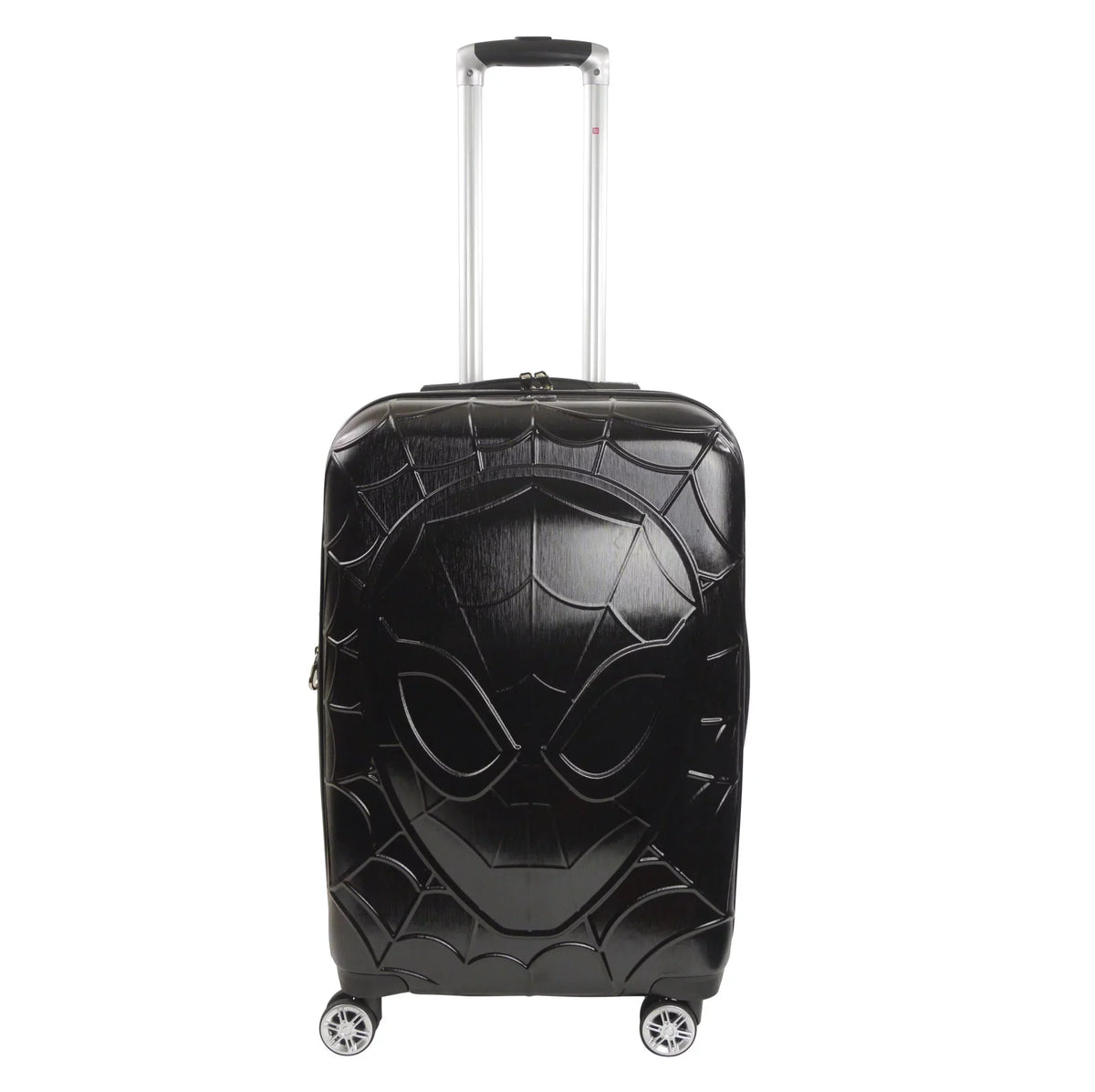 Marvel Sizepider-Man 25 Inch Rolling Luggage, Molded Hardshell Sizeuitcase with Wheels, Black