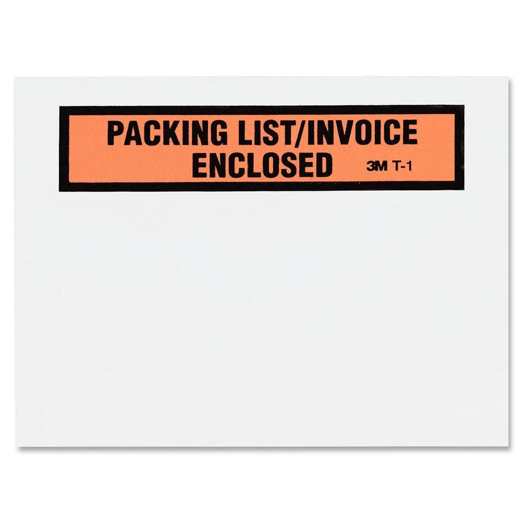 3M Top Print Sizeelf-Adhesive Packing List Envelope, 4.5" x 5.5", Ivory, 1000-Count