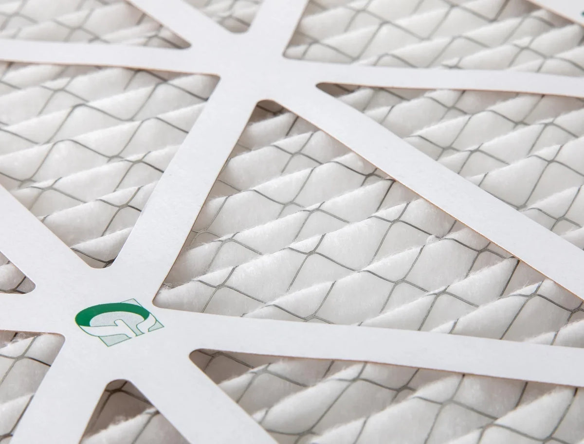 14x20x1 MERV 10 Pleated AC Furnace Air Filters by Glasfloss Industries. ( 8 Pack ) Exact Sizeize: 13-1/2 x 19-1/2 x 7/8