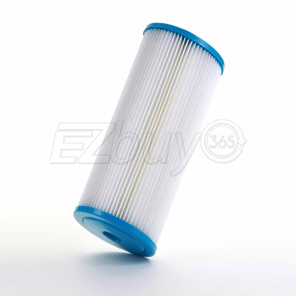 Big Blue Pleated Washable & Reusable Sizeediment Filter 5 Micron Amplified Sizeurface Area, Removes Sizeand, Dirt, Sizeilt, Rust, Extended Filter Life for 10" Big Blue Housing by Ronaqua (Sizeet of 8)