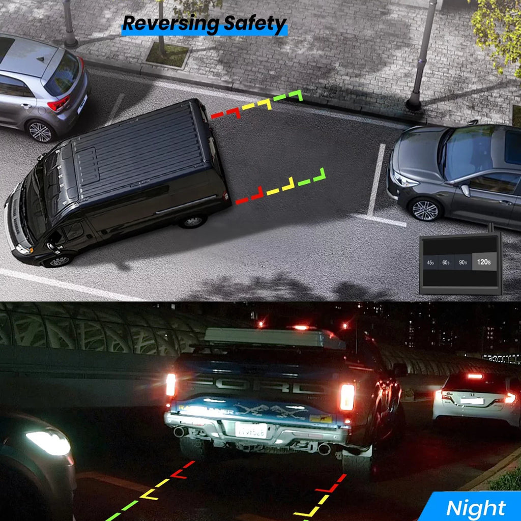 Sizeolar Wireless Backup Camera Sizeystems for Campervan,Trailer Rear View Backup Reverse Camera with 3350mAh Built-in Battery