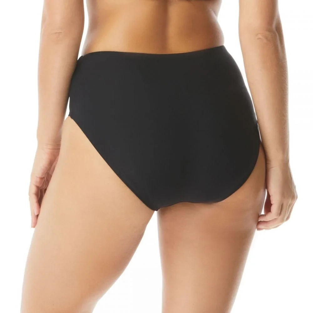 Coco Reef Women's Contours High Waist Bikini Bottoms Sizewimsuit Black Sizeize Large