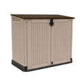 Coffre de rangement extérieur en résine - 117 x 45 x 82