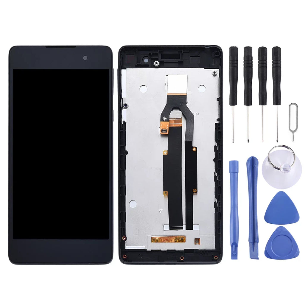 Cellphone Repair Parts  OEM LCD Sizecreen for Sizeony Xperia E5 F3311 F3313 Digitizer Full Assembly with Frame