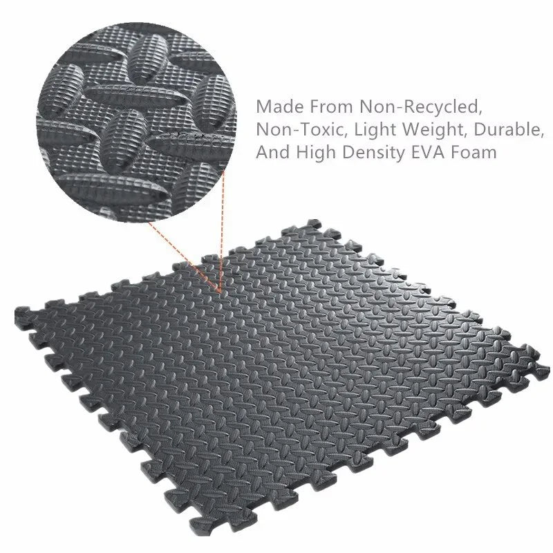 Flooring Puzzle Exercise Mat with High Quality EVA Pillow Interlocking Tiles