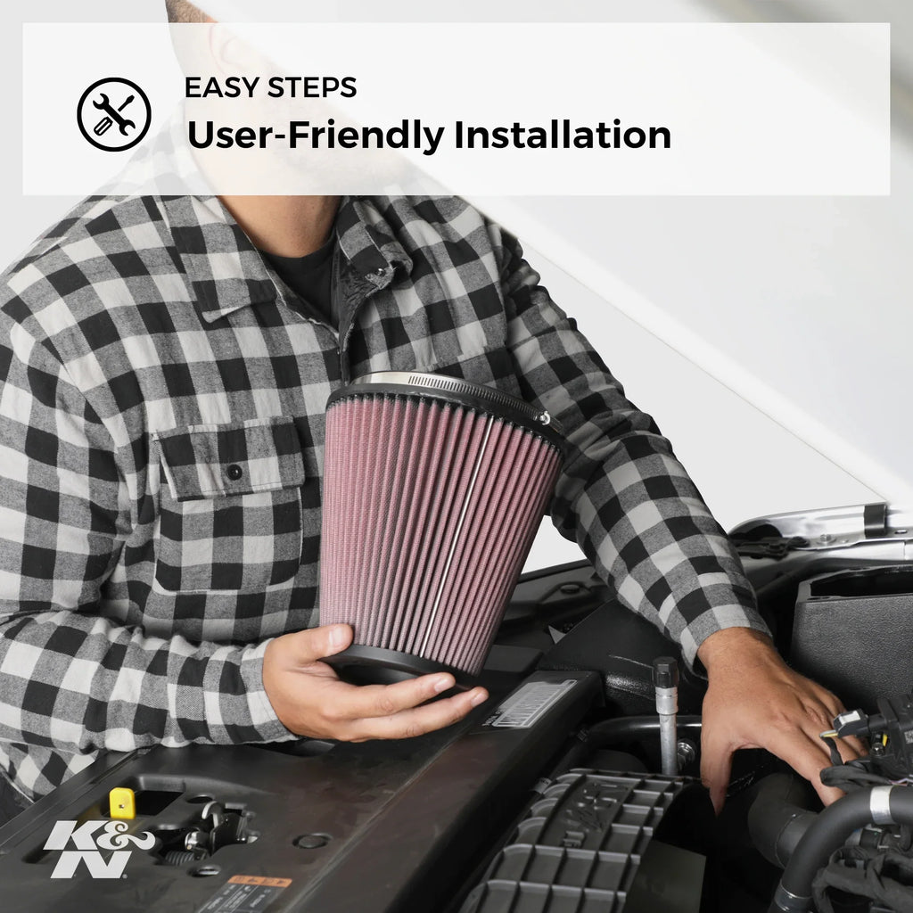 K&N Engine Air Filter: High Performance, Premium, Washable, Industrial Replacement Filter, Heavy Duty: E-3341
