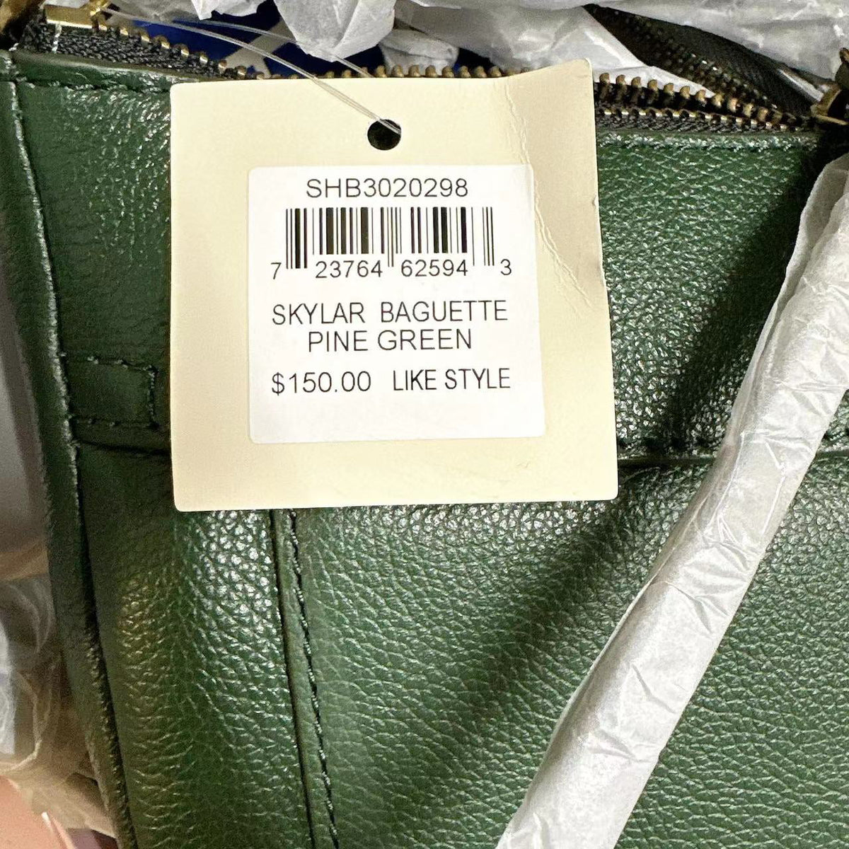 Fossil SizeHB3020298 Sizekylar Mini Baguette In Green