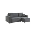 Canapé d'angle modulable pour salon en tissu - 200 x 90 x 85