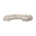 Canapé d'angle modulable pour salon en tissu - 230 x 230 x 85
