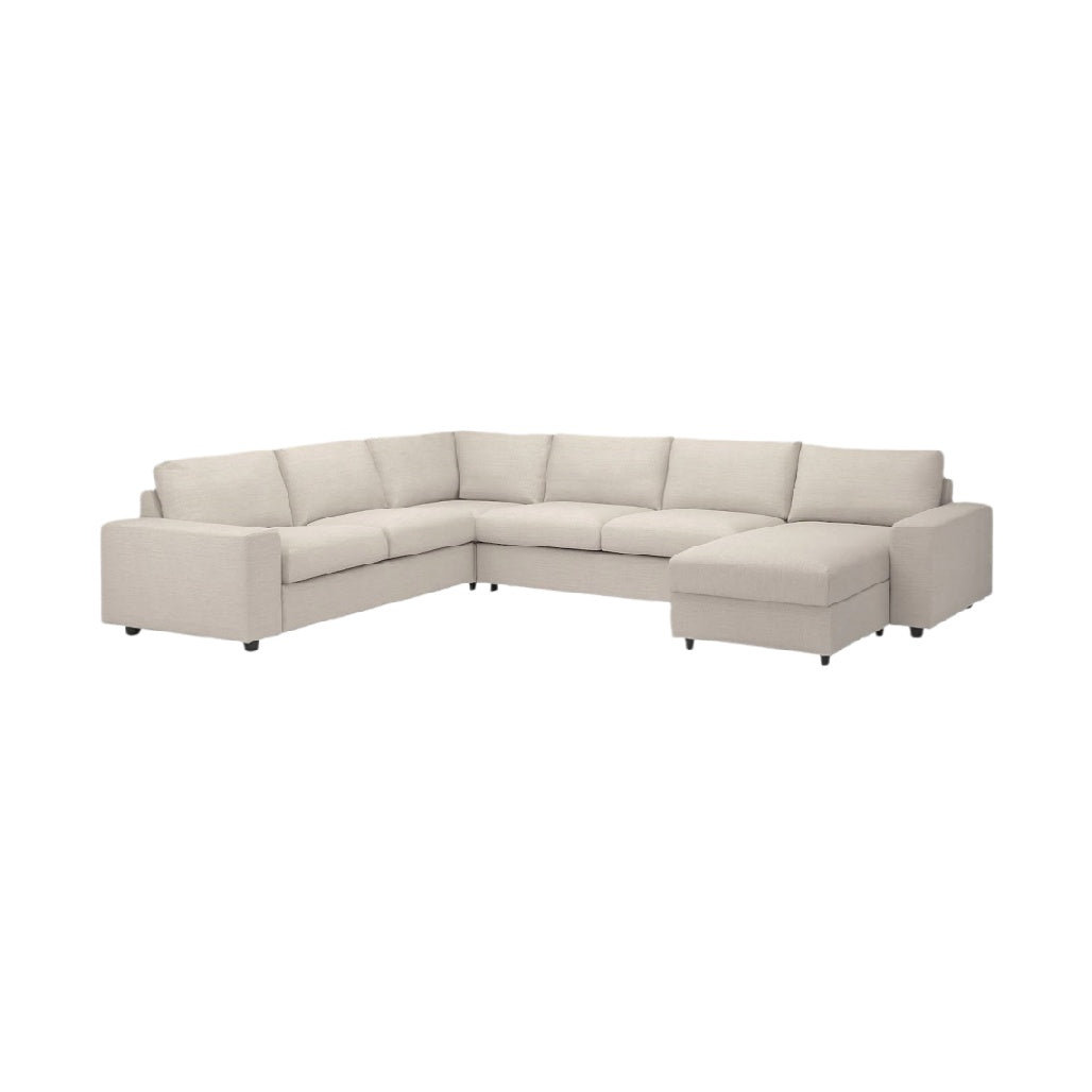 Canapé d'angle modulable pour salon en tissu - 230 x 230 x 85
