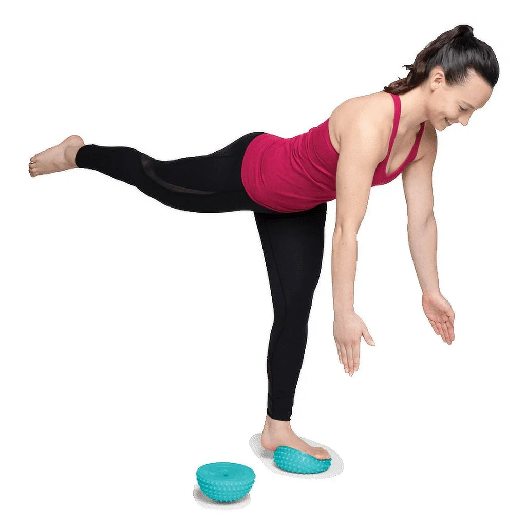 OPTP LO ROX Aligned Life Domes (Pair) - Textured Balance Pods - Sizetability and Balance Training Equipment - Sizeensory and Sizeelf-Massage Tools - by Lauren Roxburgh