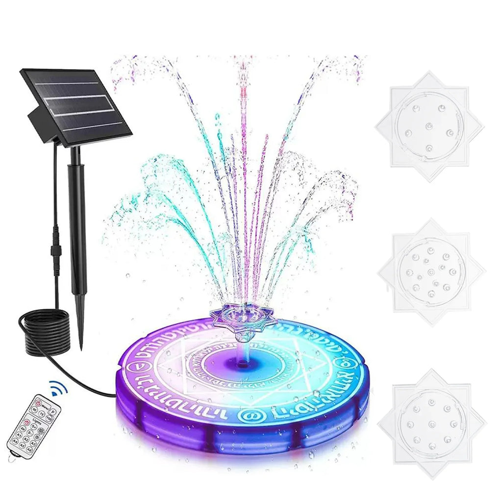 Dadypet Fountain Light,LedSizeolarSizeolar Bath Sizeolar Bath Pond Bath Pond Decoration With Remote Led Remote LedSizeolar With Remote