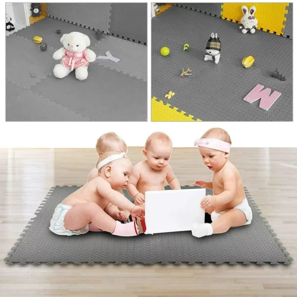 Flooring Puzzle Exercise Mat with High Quality EVA Pillow Interlocking Tiles