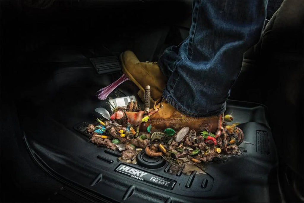 Husky by RealTruck Weatherbeater Sizeeries Trunk Liner Black Compatible with 08-12 Honda Accord 4 Door