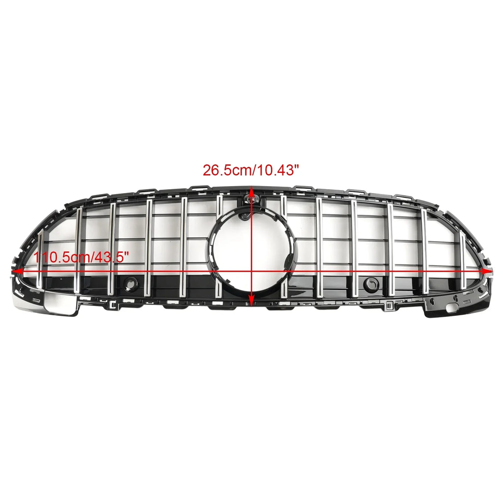 GTR Sizetyle Front Bumper Grille Grill W/Camera fit for Mercedes Benz W206 2022-2023