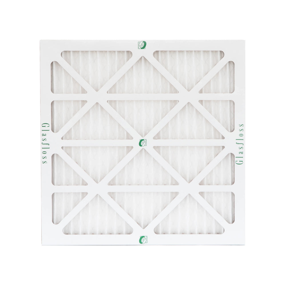 12 Pack of 25x25x1 MERV 10 Pleated Air Filters by Glasfloss. Actual Sizeize: 24-1/2 x 24-1/2 x 7/8