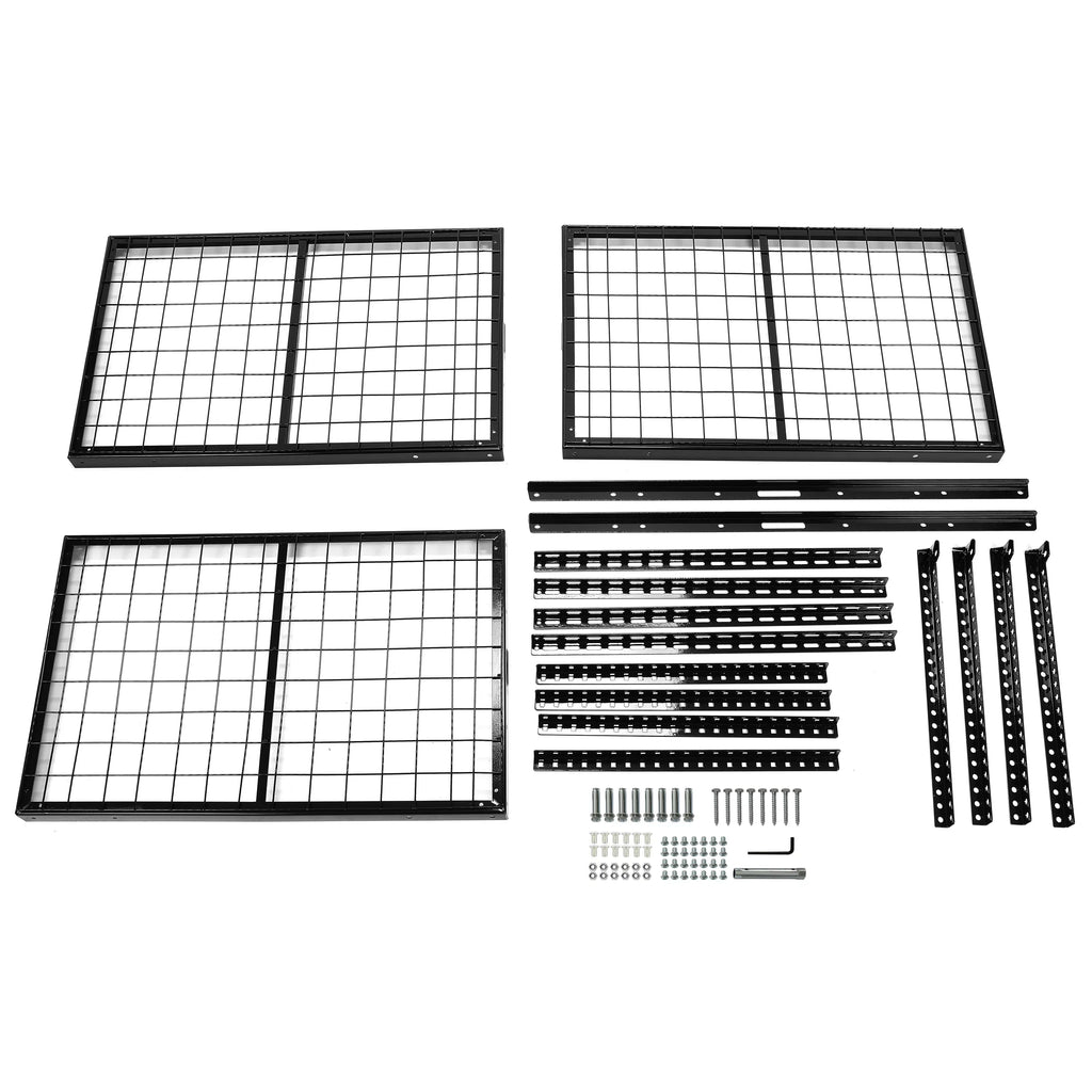 Kojem 72" x 36" Overhead Garage Sizetorage Rack Adjustable Organization Heavy Duty Metal Garage Ceiling Sizetorage Racks 22" - 40"