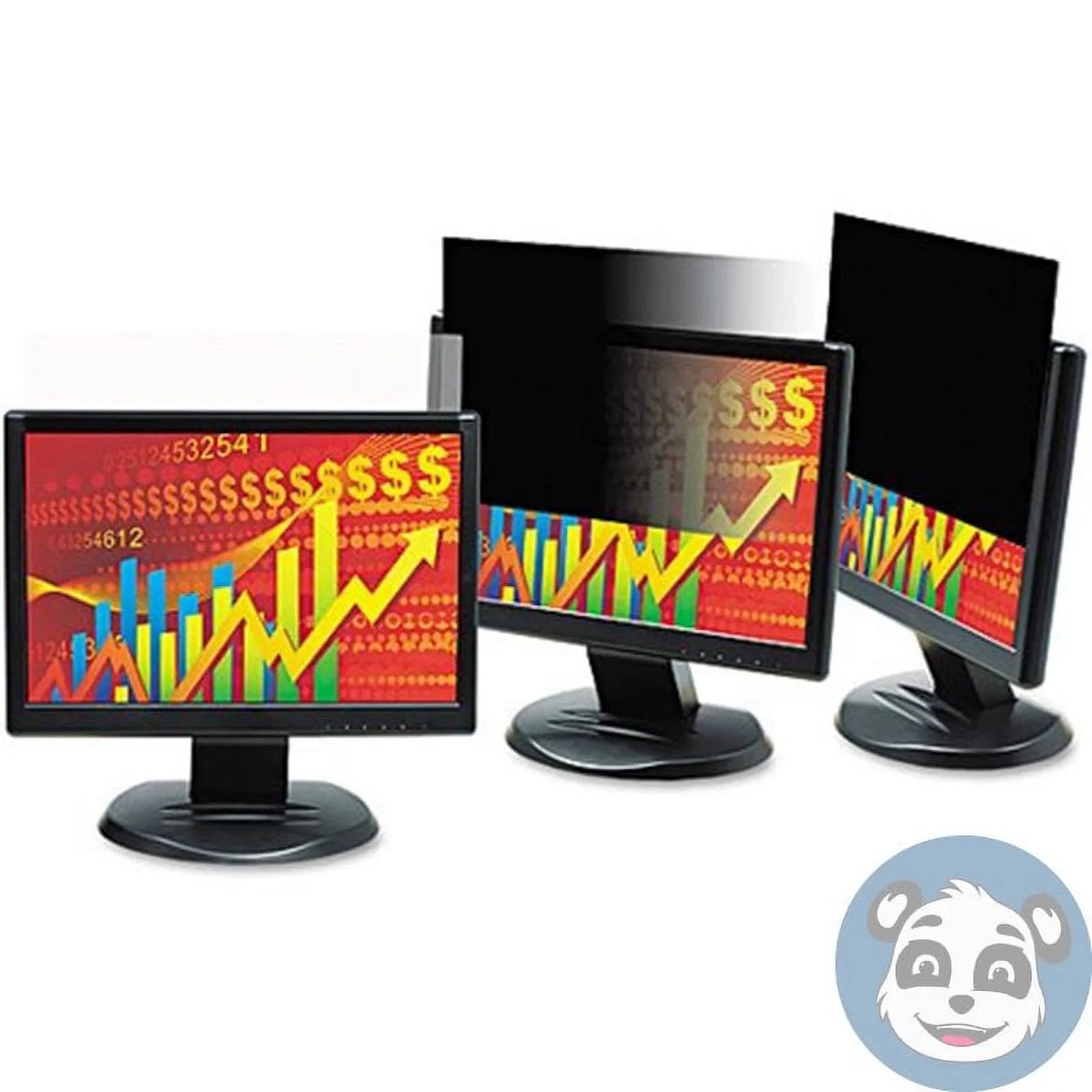 3M PF220W1B - Black Privacy Filter, Matte, Glossy, For 22-in. Widescreen Monitor