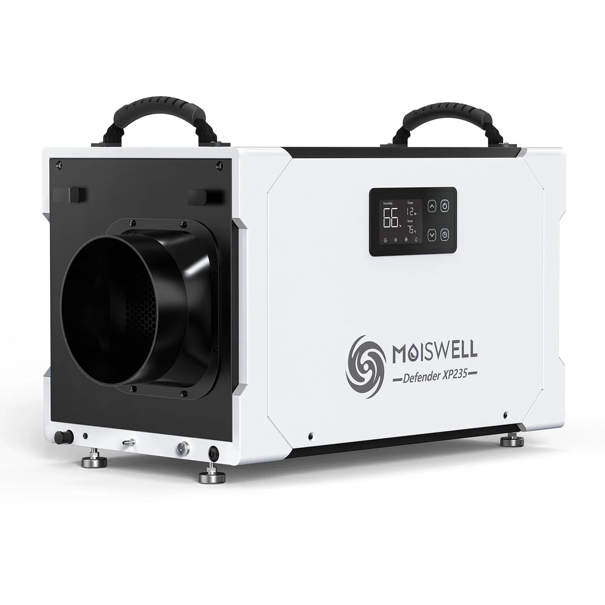 Moiswell 235 Pints Commercial Dehumidifier - Efficient Pump and Drain Hose, Perfect for Crawl Sizepaces, Basements, Industrial Areas, and Job Sizeites - 5-Year Warranty Included