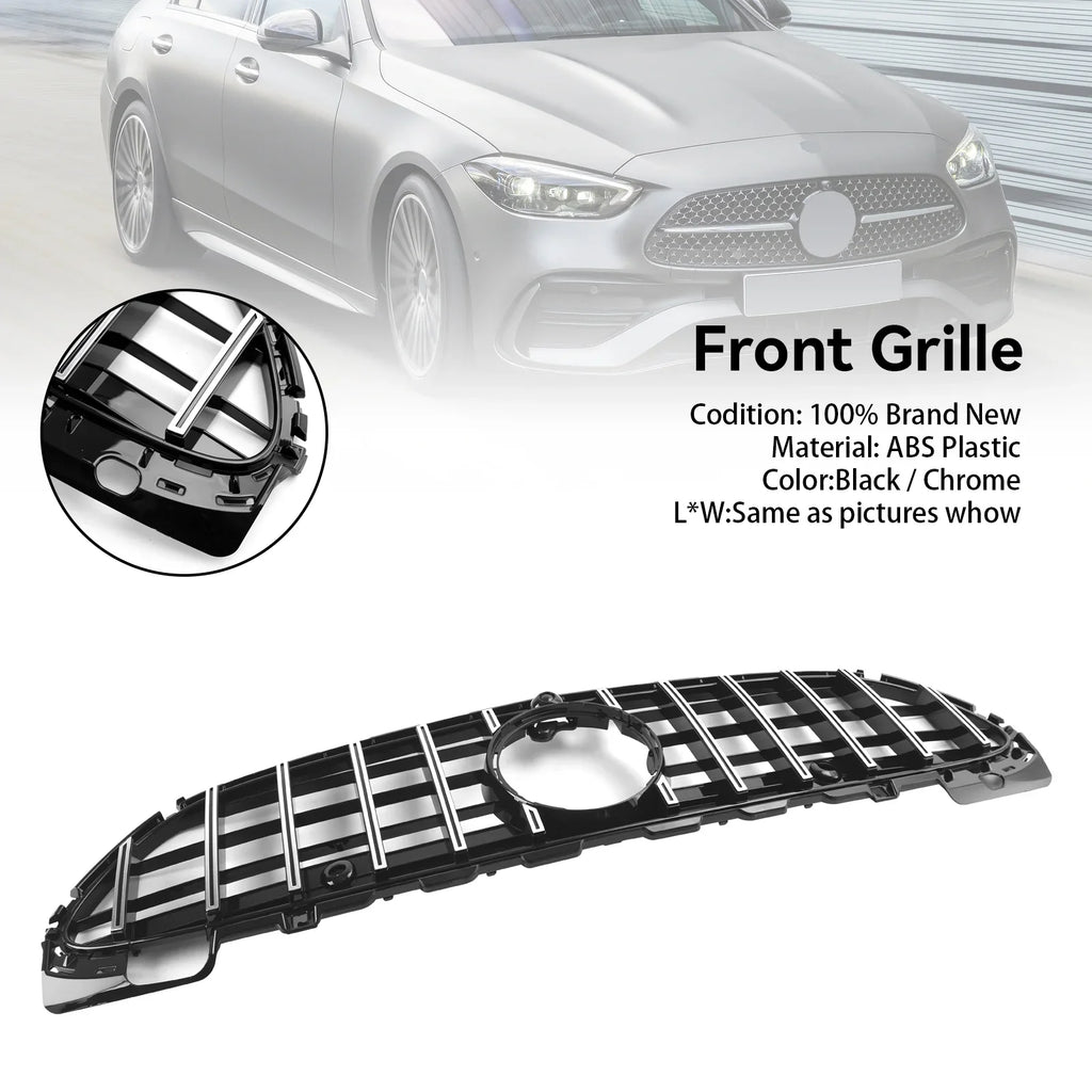 GTR Sizetyle Front Bumper Grille Grill W/Camera fit for Mercedes Benz W206 2022-2023