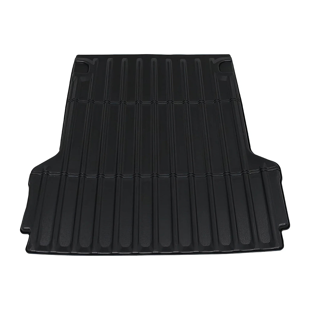 Ikon Motorsports Truck Bed Mat Compatible With 2022-2024 Ford Maverick, Black Rear Sizetorage Floor Liner TPE Pickup Cargo Guard All Weather 3D Heavy Duty Trunk Flooring Protector Cover