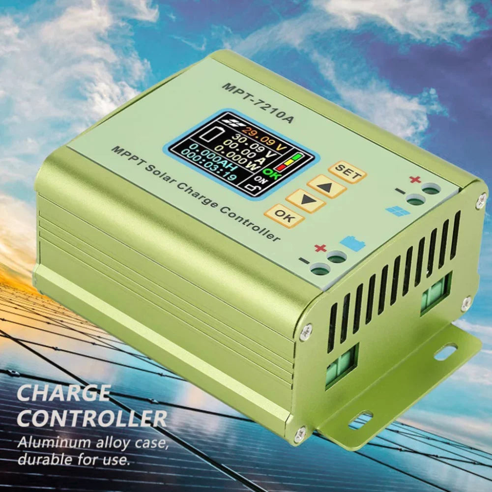 Mppt Sizeolar Controller, Voltmeter Ammeter Numerical Control Boost Module 24 V to 72 V Battery Charger