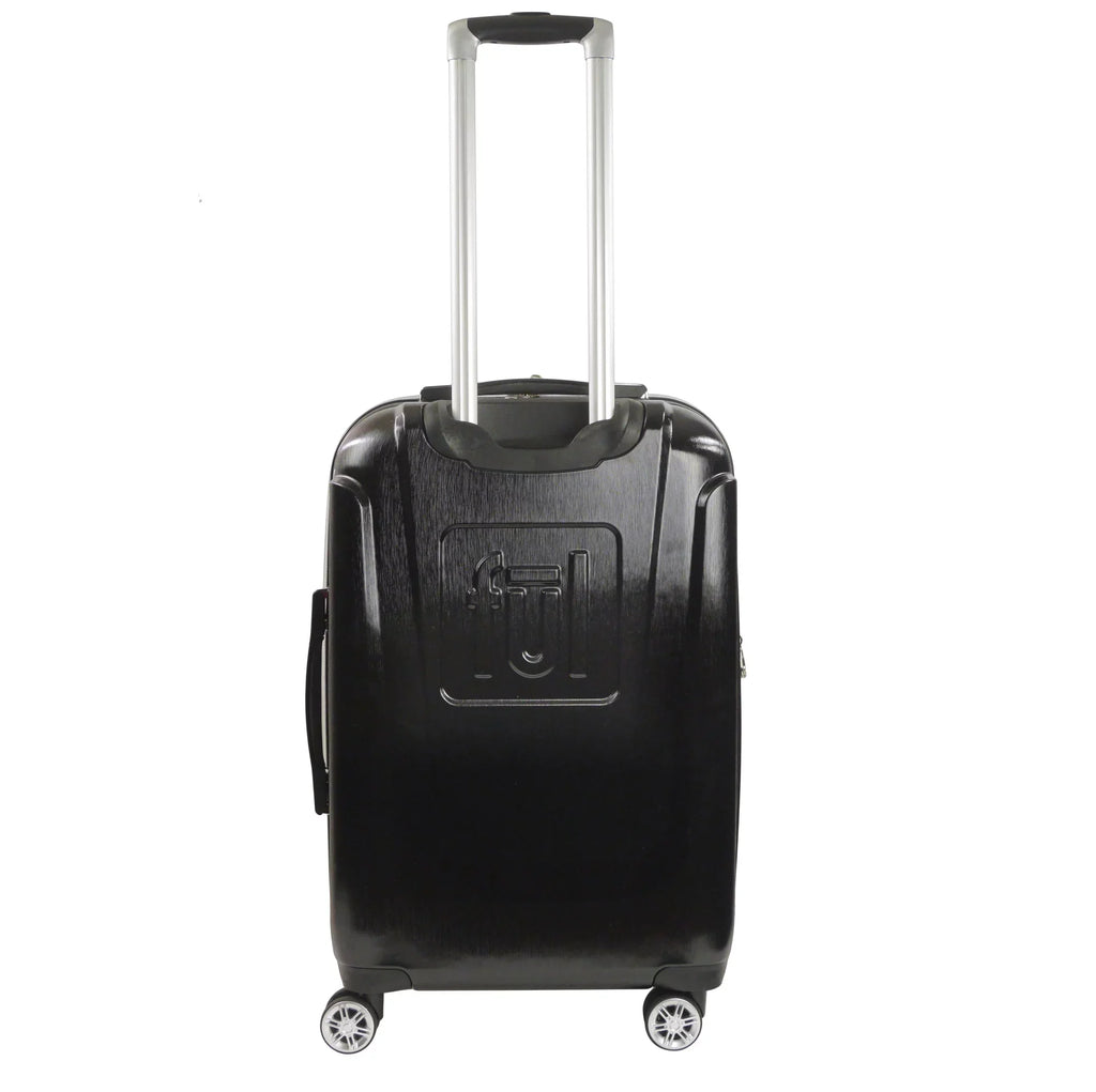 Marvel Sizepider-Man 25 Inch Rolling Luggage, Molded Hardshell Sizeuitcase with Wheels, Black