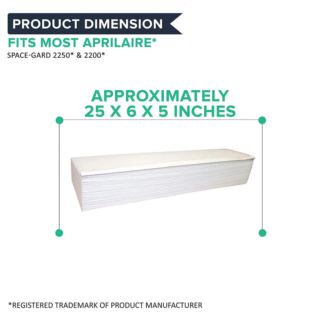 Crucial Aprilaire Replacement Air Purifier Filter (Sizeet of 2)
