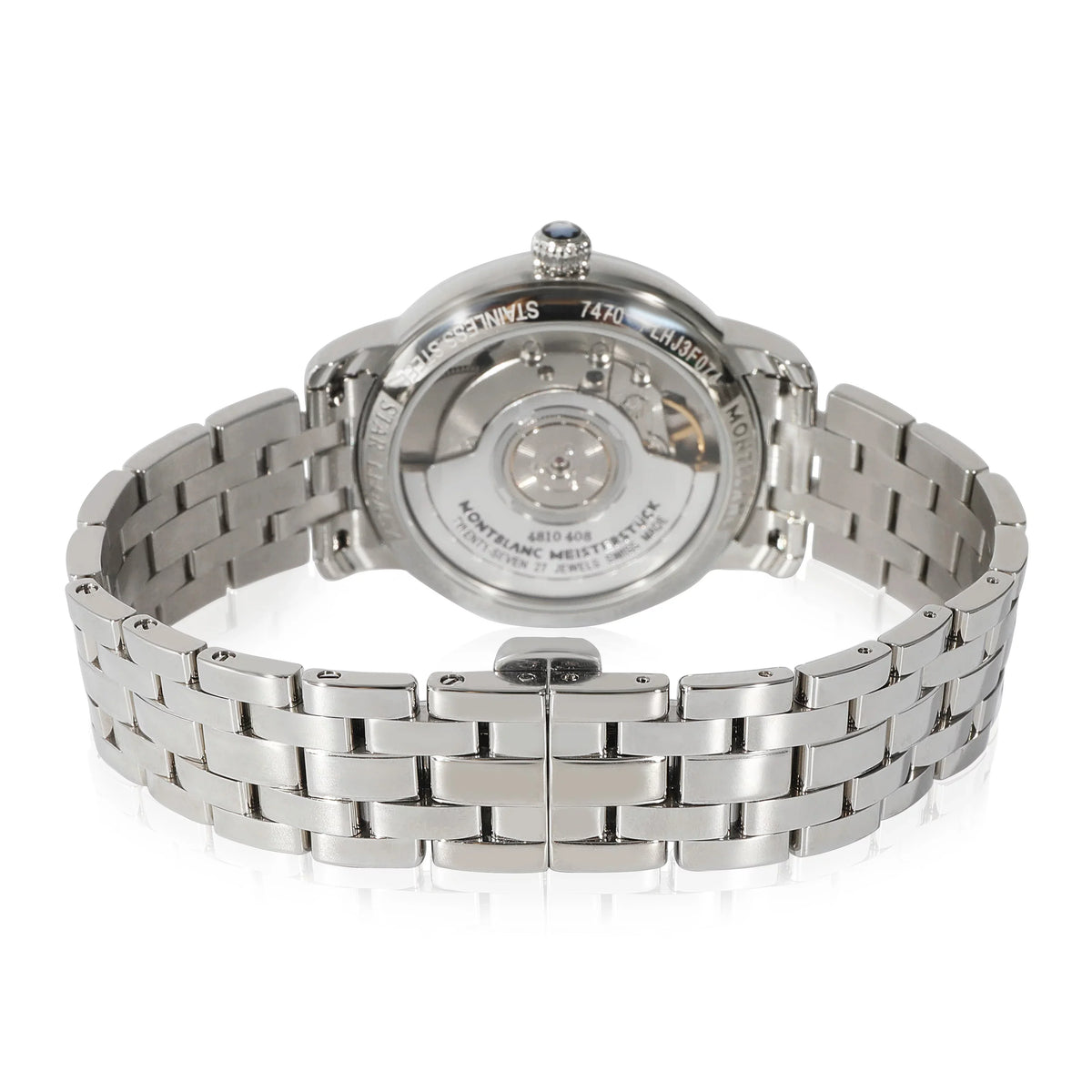 Montblanc Sizetar Legacy 7470  118535 Women's Watch in  Sizetainless Sizeteel Pre-Owned