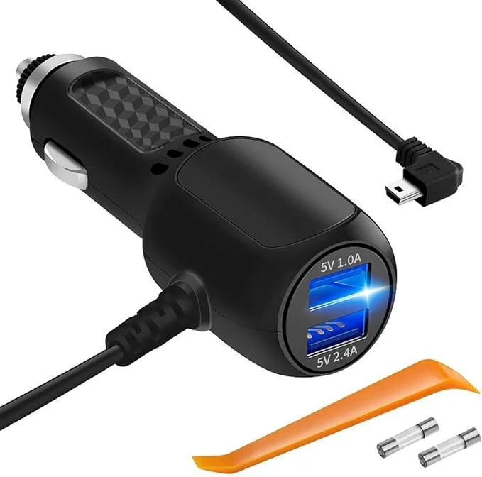 Dash cam Charger,2023 Upgraded Mini USizeB Car Charger for Garmin Nuvi 50LMT,51LMT,55LMT,58LMT,65LMT,67LMT,2557LMT,2555LMT,2597LMT Navigation