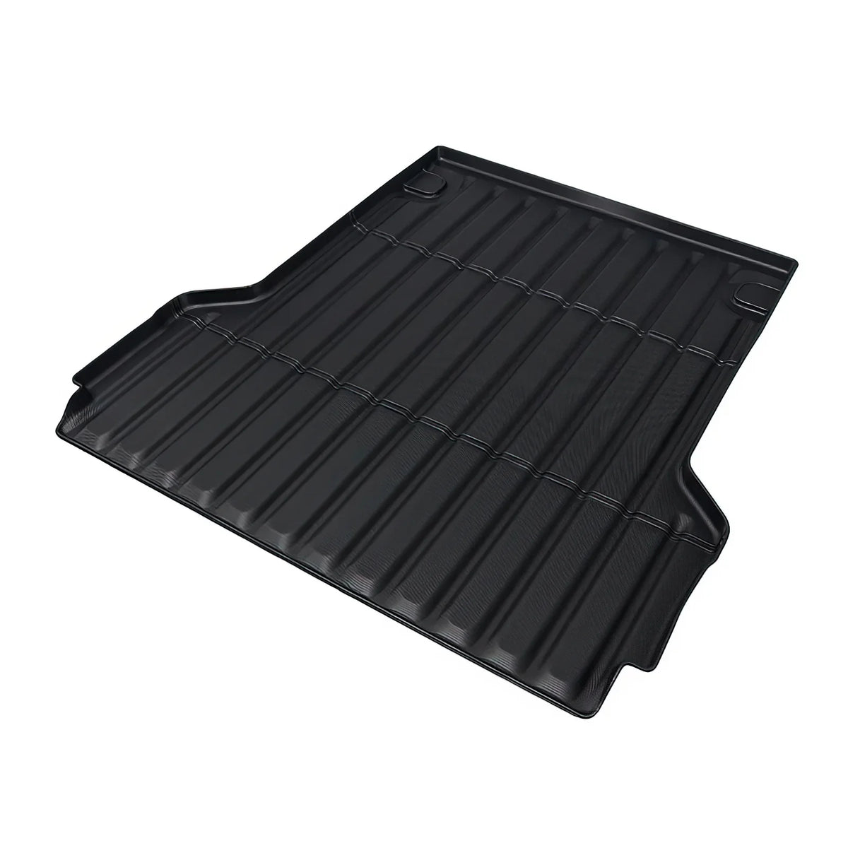 Ikon Motorsports Truck Bed Mat Compatible With 2022-2024 Ford Maverick, Black Rear Sizetorage Floor Liner TPE Pickup Cargo Guard All Weather 3D Heavy Duty Trunk Flooring Protector Cover