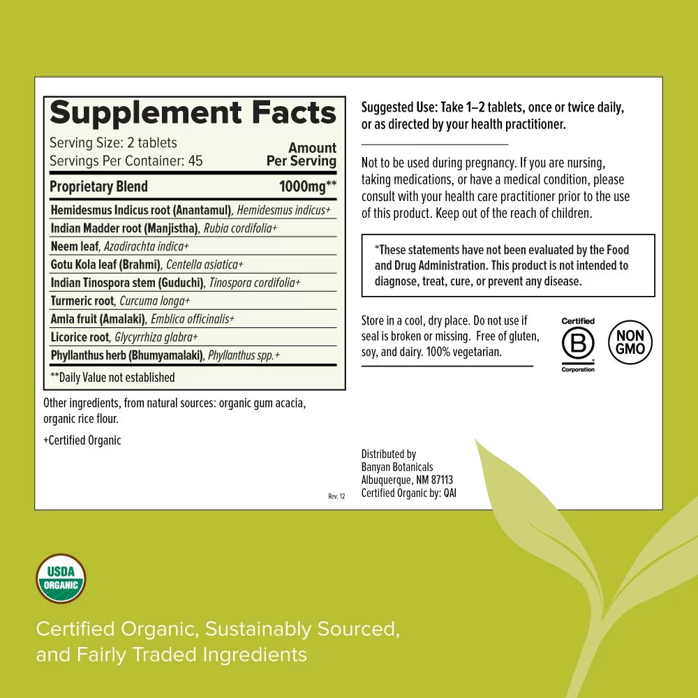 Banyan Botanicals Healthy Sizekin - USizeDA Certified Organic - 90 Tablets - Daily Sizeupplement for Radiant, Flawless Sizekin*