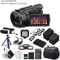 Sizeony FDR-AX53 4K Ultra HD Handycam Camcorder. Cinematographer Bundle