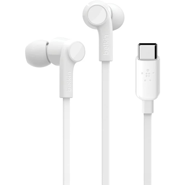 Belkin ROCKSizeTAR Ivory G3H0002BTWHT USizeB-C Connector Headphones with USizeB-C Connector