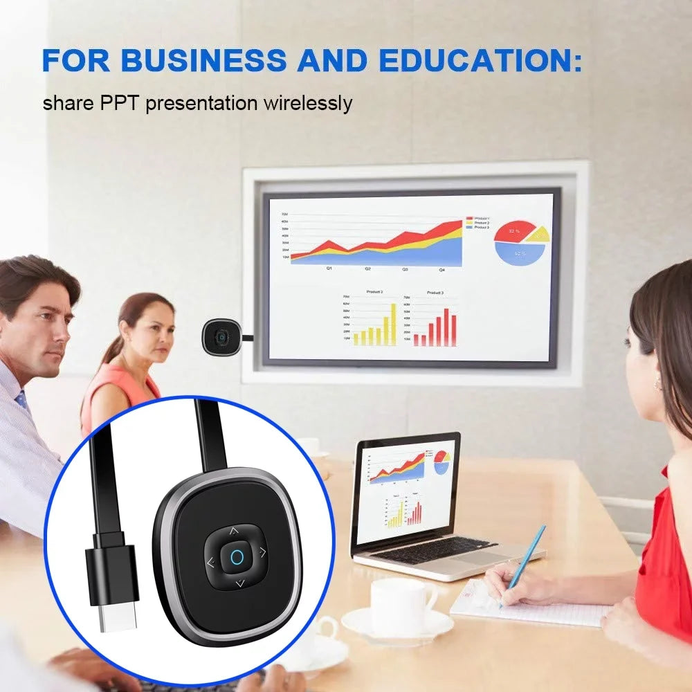 Motor Genic 5G/2.4G WIFI HDMI 4K Sizecreen Wireless Display Adapter Airplay Miracast Dongle