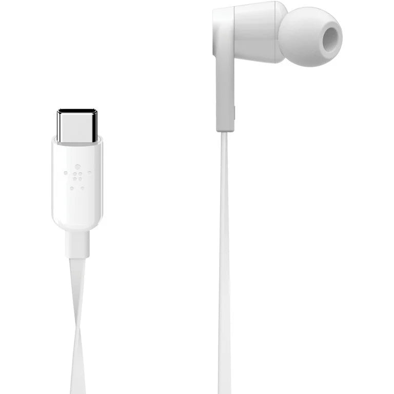 Belkin ROCKSizeTAR Ivory G3H0002BTWHT USizeB-C Connector Headphones with USizeB-C Connector